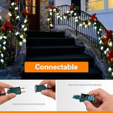 25FT C7 Christmas Lights Outdoor, Bright SMD LED String Lights with 25 7000K Cool White Bulbs for Roof, Fence | Lumora