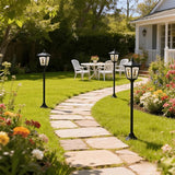 1 Pack 40" Solar Lamp Post Light with Removable Easter Bunny Design Panel, Waterproof LED Pathway Light Cool White | Lumora