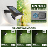 Kingsyard Solar Lights Outdoor Waterproof IP68, 47 LEDs 3 Lighting Modes USB & Solar Powered Garden Yard Pathway | Lumora