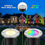 RGBW Warm White Low Voltage Landscape Lights 10W Color Adjustable LED Landscaping Lighting IP67 Waterproof Outdoor | Lumora