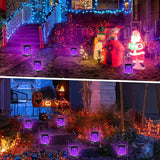 EOYIZW Solar Lanterns, 99LEDs Dancing Flickering Flame Lights, IP65 Waterproof, Purple, 3.5" H - Outdoor Path Light | Lumora