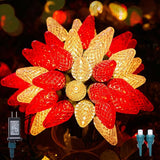 C9 LED Christmas Lights Outdoor, 81 Feet 100 LED String With Timer & 8 Light Mode, Waterproof Commercial Grade | Lumora