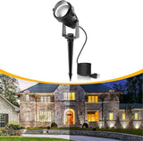 L LOHAS LED 5W Dusk to Dawn Outdoor Lighting, Auto On/Off 6000K Landscape Outdoor Spotlight, IP66 Waterproof Plug | Lumora