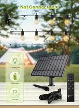 Brightown String Lights Outdoor Waterproof with Remote Cable Ties, 108FT G40 Patio Lights with 50 LED Shatterproof | Lumora