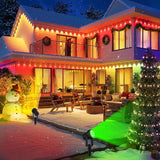 Solar Spotlights Outdoor Waterproof, RGB Landscape Spotlights, Christmas Decorative Solar Spot Lighting for Garden | Lumora