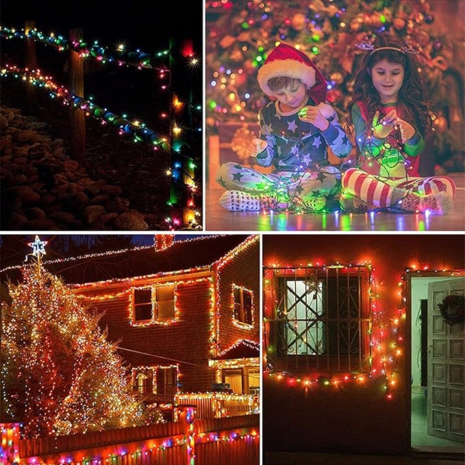 Solar String Lights Outdoor Lights LED Waterproof Star String Lights 8 Functions Holiday Decoration Lights Garden Lantern Outdoor Courtyard