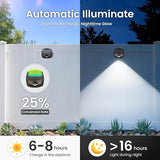 SOLPEX Solar Lights Outdoor Waterproof IP65, Solar Stair Lights Outdoor for Fence, Deck, Step, Dual Color LED 3 | Lumora