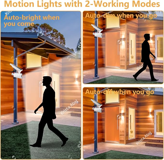 Camping Motion Sensor Light Solar Powered(2pcs), FREE 100-Week Replacement/Refund, Solar Motion Lights Outdoor | Lumora