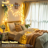 JMEXSUSS 150 LED Christmas Lights Indoor Plug in, Connectable Warm White Christmas Lights for Bedroom, 59ft 8 Modes | Lumora
