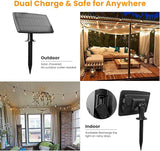 100FT Solar String Lights Outdoor Waterproof, Solar Patio Lights with Remote Control & 30+2 Dimmable ST38 Edison | Lumora