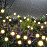Solar Lights Outdoor-4Pack 32LEDs Solar Garden Firefly Lights Outside,Solar Powered Light Outdoor and Garden | Lumora