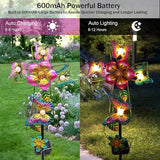 1 Pack Solar Butterfly Stake Lights& 4 Pack Solar Pathway Lights, Gardening Gifts for Women, Solar Garden Decor for | Lumora