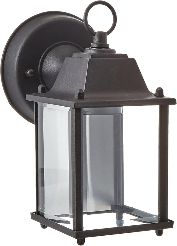 Trans Globe Lighting 40455 BK Outdoor Patrician 8" Wall Lantern, Black | Lumora