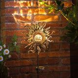 Solar Lights Outdoor Garden Decor Solar Powered Sun Lantern for Yard, Patio,Lawn or Pathway Sun Decorations Crackle | Lumora