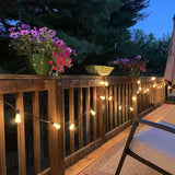 100FT Solar String Lights Outdoor Waterproof with Remote Control Solar Patio Lights 30+2 shatterproof LED ST38 | Lumora