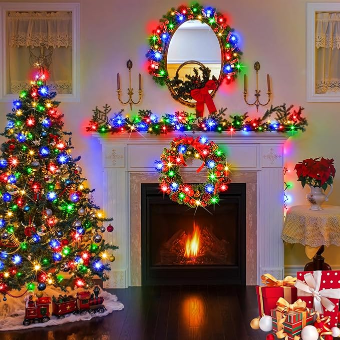 SAUIRS 600FT 1500 LED Christmas Lights Outdoor String Lights with 8 Modes Timer Waterproof Fairy Light Plug in for | Lumora
