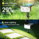 WdtPro Upgraded Bright Solar Lights Outdoor Waterproof, Auto ON/Off Solar Spot Lights Outdoor, Dusk to Dawn | Lumora