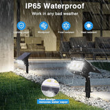 ZJOJO Solar Lights Outdoor Waterproof IP65, Solar Spot Light 40 LED 4 Lighting Modes Solar Powered Garden Yard Spot | Lumora
