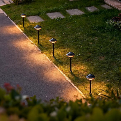 VENUS MANUFACTURING Low Voltage Landscape Lights LED Outdoor Pathway Light 12V AC 2.2W 32Lumen Warm White Landscape Lighting for Garden Path Driveway Yard 8Pack
