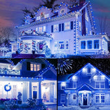 C9 LED Christmas Lights Outdoor with 50 Spring Clips, 50ft 50 LED Waterproof Strawberry String Lights, Commercial | Lumora