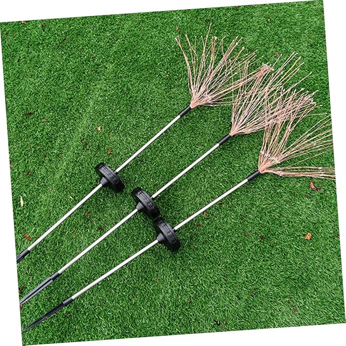 NUOBESTY 1set Christmas Solar Pathway Lights Lawn Lamp LEDs Modes Outdoor Decoration for Garden Party and Festive Events