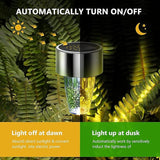 12 Packs Solar Pathway Lights - Stainless Steel Waterproof Auto On/Off Dusk to Dawn for | Lumora
