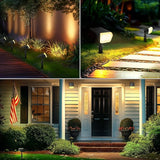 Consciot Solar Spot Lights Outdoor Waterproof, 24 LED Dusk-to-Dawn Solar Spotlight, 2 in 1 Adjustable Wall Lights | Lumora