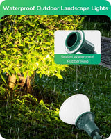 EDISHINE Dusk to Dawn 120V Outdoor Spotlight, Waterproof LED Outdoor Flood Stake Lights, E26 Base, Max 150W PAR38 | Lumora