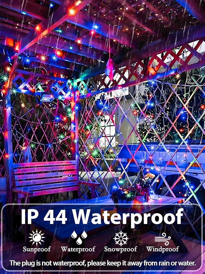 1000 LED Multicolored Christmas Lights Indoor Outdoor, Super Long 330 FT Green Wire String Lights with Memory & | Lumora