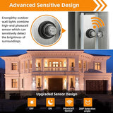 Outdoor Wall Lights, Exterior Dusk to Dawn Sensor Wall Lanterns, Stainless Steel Front Door Lights with E26 Base | Lumora