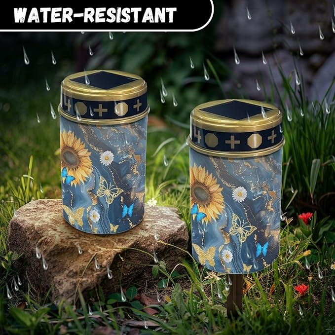 Solar Pathway Lights Outdoo, Solar Path Lights Outdoor,Sunflower Waterproof Solar Garden Lights Solar Powered | Lumora