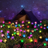 Kohlrabi Solar Garden Lights Outdoor, 10 Pack 80 LED Solar Firefly Lights Waterproof, Sway by Wind, Swaying Light | Lumora