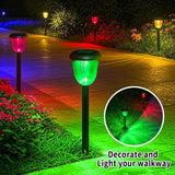 Solar Pathway Light for Outdoor, Solar Powered Pathway Landscape Lighting for Garden, 4 Pack Waterproof Solaire | Lumora