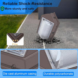 120Watt LED Wall Pack Light, Dusk to Dawn Wall Packs, Super-Bright 15840 Lumen Outdoor Pack Lights, IP65 Waterproof | Lumora
