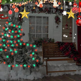 Abeja 25Ft C7 Christmas String Lights Outdoor, Vintage With 27 Red Green Edison Bulbs, Connectable Classic for | Lumora