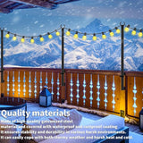 LETIANPAI 6 Pack String Light Poles,5 Ft Metal Poles with Fence Bracket for Outdoor String Lights,Outdoor Light | Lumora