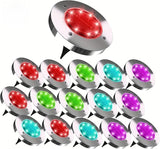 Outdoor Solar Ground Lights, Solar Lawn Lights, Bright and Colorful Solar Lights, Suitable for Paths, Gardens | Lumora