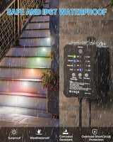 HIBOITEC RGB Deck Lights Kit with Low Voltage Transformer Timer and Photocell Sensor Outdoor IP67 Waterproof for | Lumora