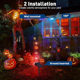 Solar Color Changing RGB Spot Lights Outdoor, 10 Pack/7 Lighting Modes Multicolor Outdoor Lights for Yard | Lumora