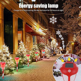Dynaming 10 Pack Solar Christmas Path Lights, Outdoor Solar Powered Color Changing Xmas Garden Pathway Markers | Lumora