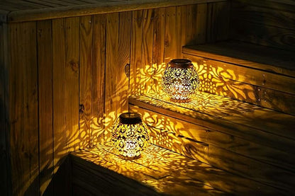Ulalaza Garden Solar Lights Multi-Color Changing LED Flower Stake Light Decorative Landscape Lawn Yard Outdoor Lights About Length 120 * 120 * 425mm/5 * 5 * 17inch