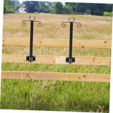 1set Outdoor Hanging Poles for String Lights and Bird Feeders Heavy Duty Support Rod Easy Install for Gardens | Lumora