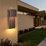 15IN Outdoor Wall Sconce Fixture,Dusk to Dawn Patio Lights,Waterproof Exterior Lamp,Modern Wall Mounted with 17W | Lumora