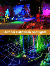 ZUCKEO 15W Christmas Spotlights Outdoor Spot Lights RGB Color Changing Landscape Lights, 120V Waterproof LED | Lumora