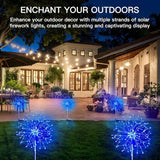 suddus Solar Garden Lights Outdoor Waterproof Decorative, 2Pack 150LED Firework Lights, Solar Fairy Lights for | Lumora