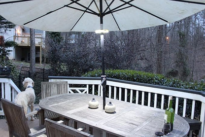 EcoGecko 3-Pack Round White LED Lights, 7-Inch Diameter, Fits 1-1.6 Inch Pole, Battery Operated, 100,000 Hour Lifespan