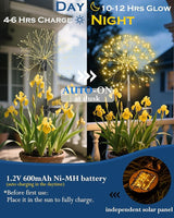 Solar Garden Lights Outdoor Yard Decorations, 2 Pack 150Leds Pathway Lights Stake, Fairy Firework Light for Garden | Lumora