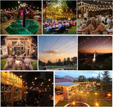 DAMAING Outdoor String Lights 150 FT Patio Lights String with 75 Dimmable ST38 Plastic LED Bulbs,Vintage | Lumora