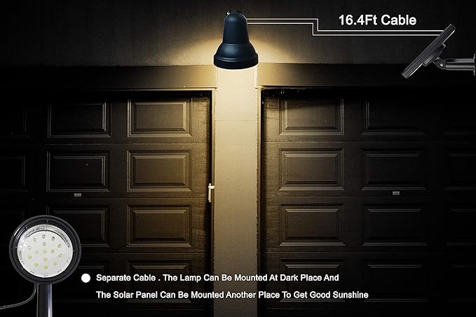 SUNLONG Solar Spotlights Outdoor Waterproof Bright Solar Wall Lights Led Security Flood Light Solar Powered for | Lumora