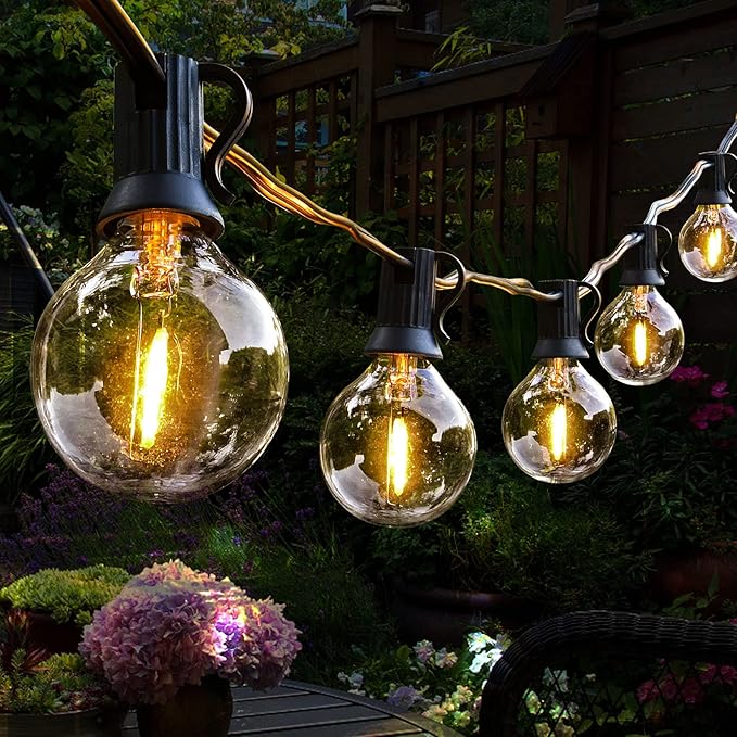 400FT Outdoor String Lights Waterproof/Connectable/Dimmable LED Shatterproof Bulbs,Patio Lights Outdoor Lighting | Lumora